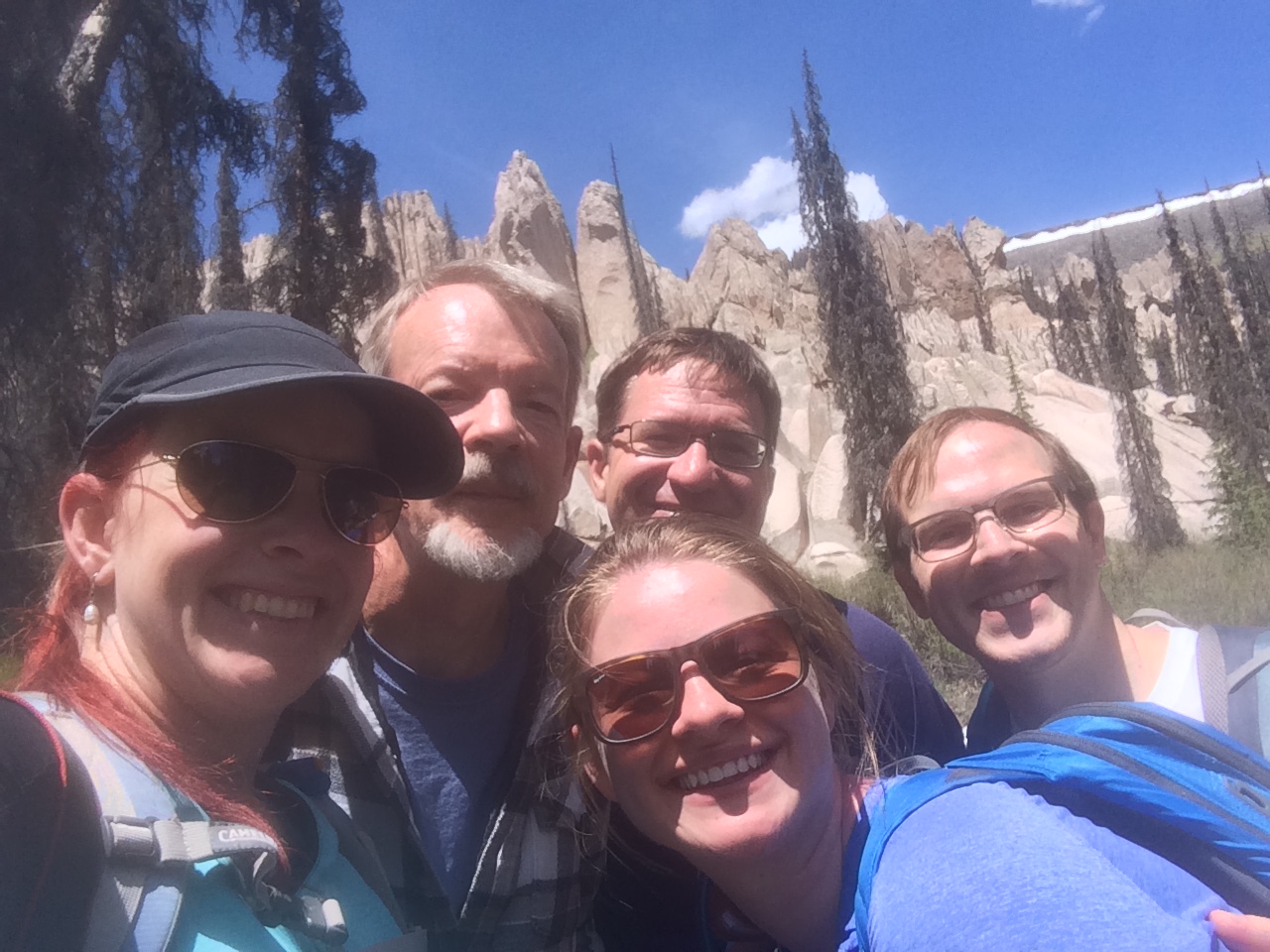 Five of Us At Wheeler Geologic Area
